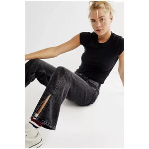 Free People Rockin' Black Jean's